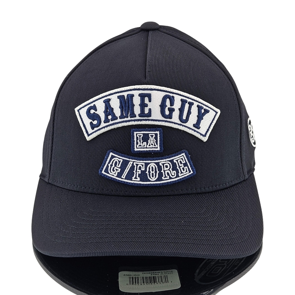 G/FORE Hat Cap Snap Back Men Onyx Stretch Twill Hat Golf Logo Preppy Outdoor